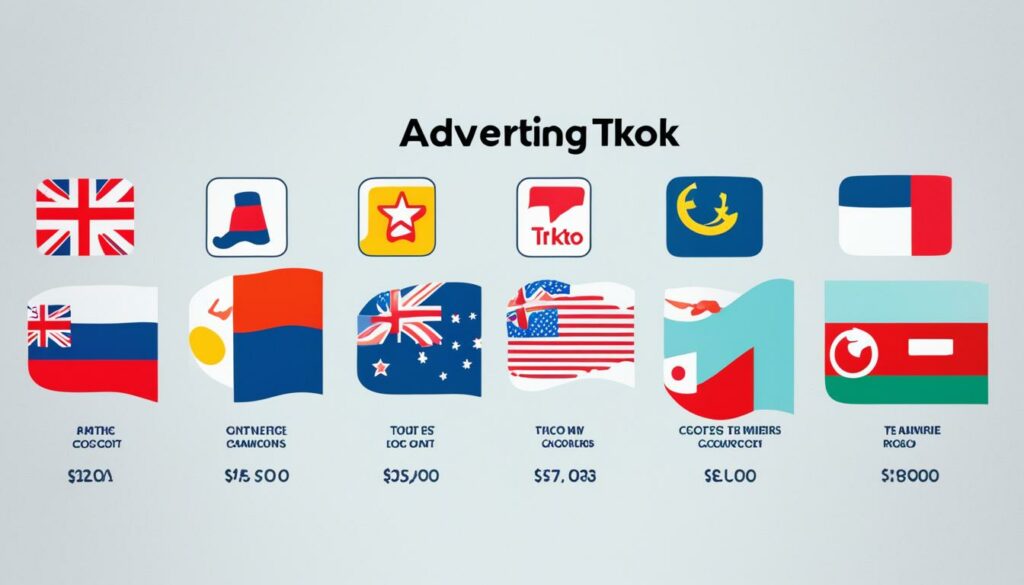 tiktok ad costs by country